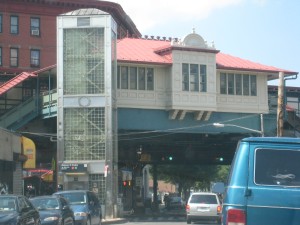 Simpson Street Elevated Train Station